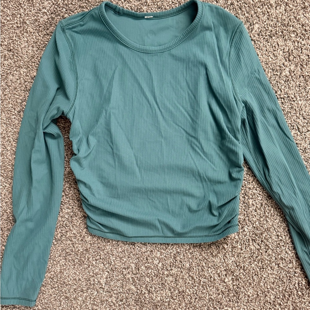 lululemon athletica Teal Long Sleeve Top